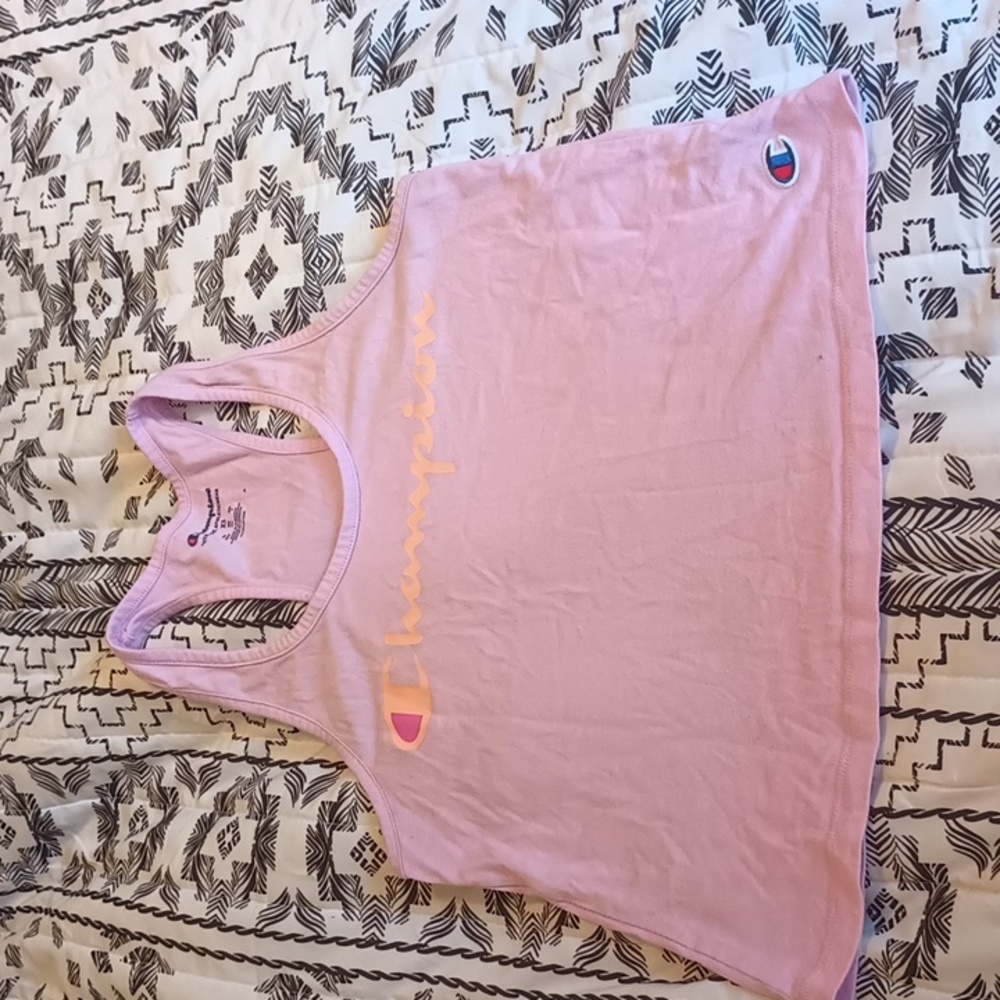 Champion Pink Racerback Tank Top